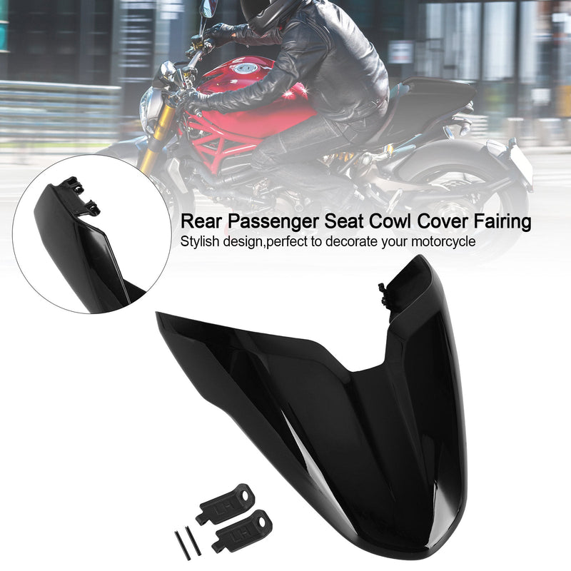 Cobertura do banco traseiro do passageiro/passageiro para Ducati Monster 797 821 1200 Generic