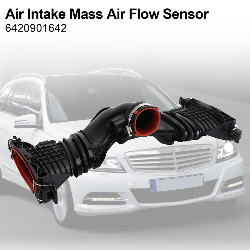 Sensor de flujo de aire masivo del tubo de entrada de aire A6420900142 para Mercedes Clase C/E/M/R