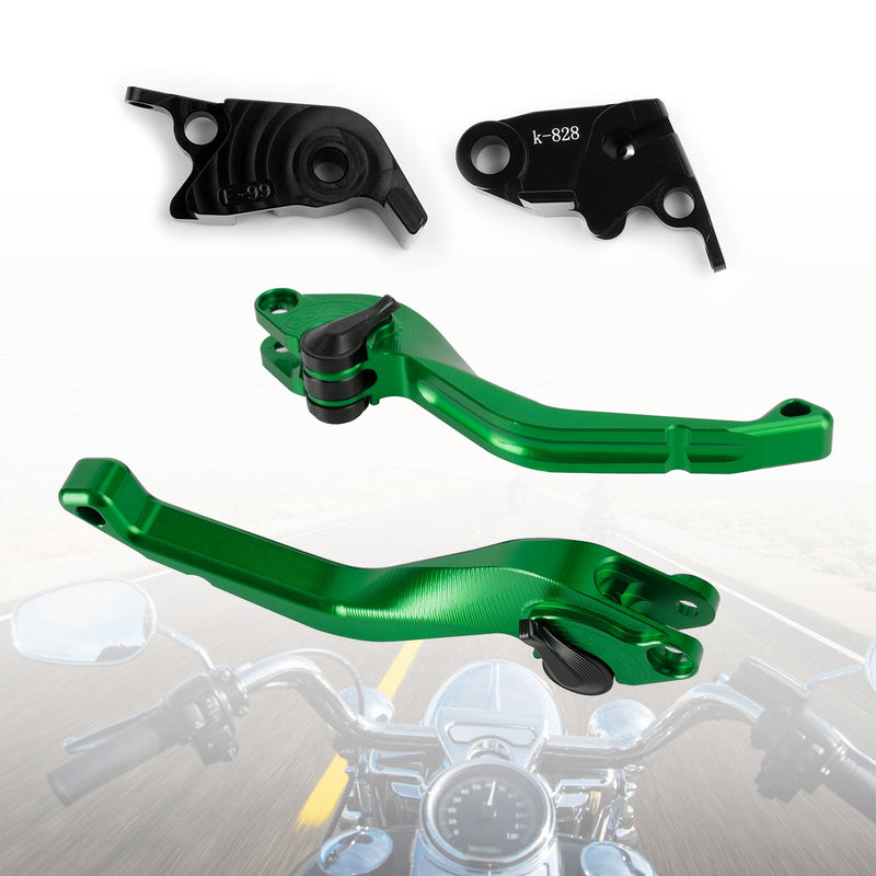 Alavanca de freio de embreagem curta Kawasaki ZX10R/RR/KRT 2016-2017 CNC