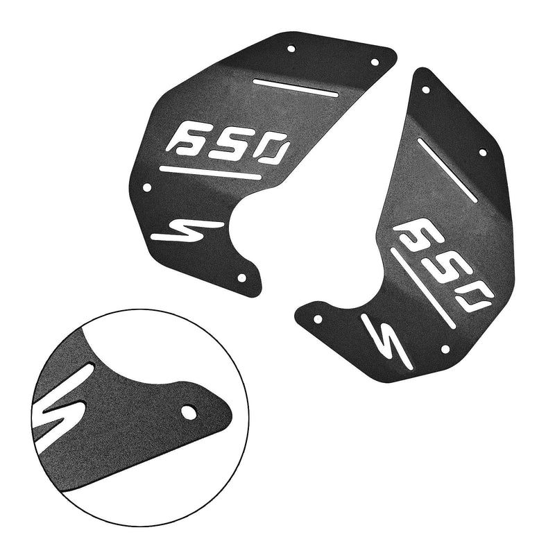 Kawasaki Vulcan S En650 Vn650 15-22 CNC Placa de cobertura da carenagem lateral do motor preta