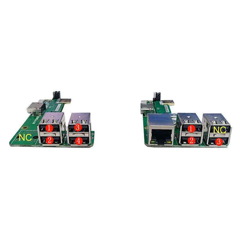 Laajennuskortti Zero Pi0 USB HUB RJ45 HAT sopii Raspberry Pi Zero 2w - 3B