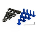 Motorrad-Aluminium-Verkleidungsgitter M6 x 20 mm Schraubenbolzen Clips-Kit QTY 10 Generic