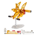 2019-2023 Honda CB CBR 650 R 650 F CNC fotstøtter i aluminium bak