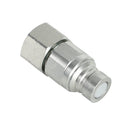 3/4" NPT-par hydraulisk flad-hurtigkobling minilæsser til Bobcat ISO 16028