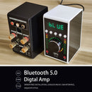Mini zesilovač Digitální HiFi Audio Zesilovač Bluetooth 5.0 třídy D 68W*2 Domácí auto