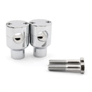 Guiador raiser riser montagem braçadeiras motocicleta bicicleta 7/8 "22mm preto genérico