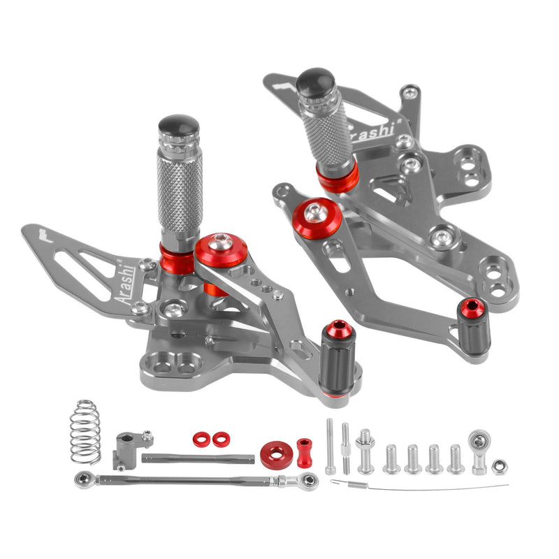 2019-2023 Honda CB CBR 650 R 650 F CNC Aluminium Fußrastenanlage Fußrasten