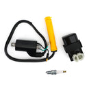 Tändspole tändstift CDI för Honda TRX400EX Sportrax 400 2x4 1999-2004 ATV Generic