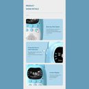 2-pack barn walkie talkies 22-kanals 2-vägs radio 3 km räckvidd Handhållen Original