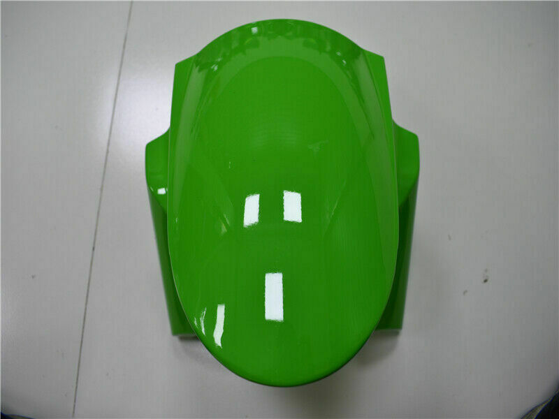 Kit de plástico de inyección de carenado verde negro con juego de tornillos para Kawasaki Zx6R 13-18 genérico