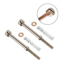 2X Vergaser-Umbausatz Leerlaufschraube Zündkerze passend für 90-06 Big Twin 27006-88