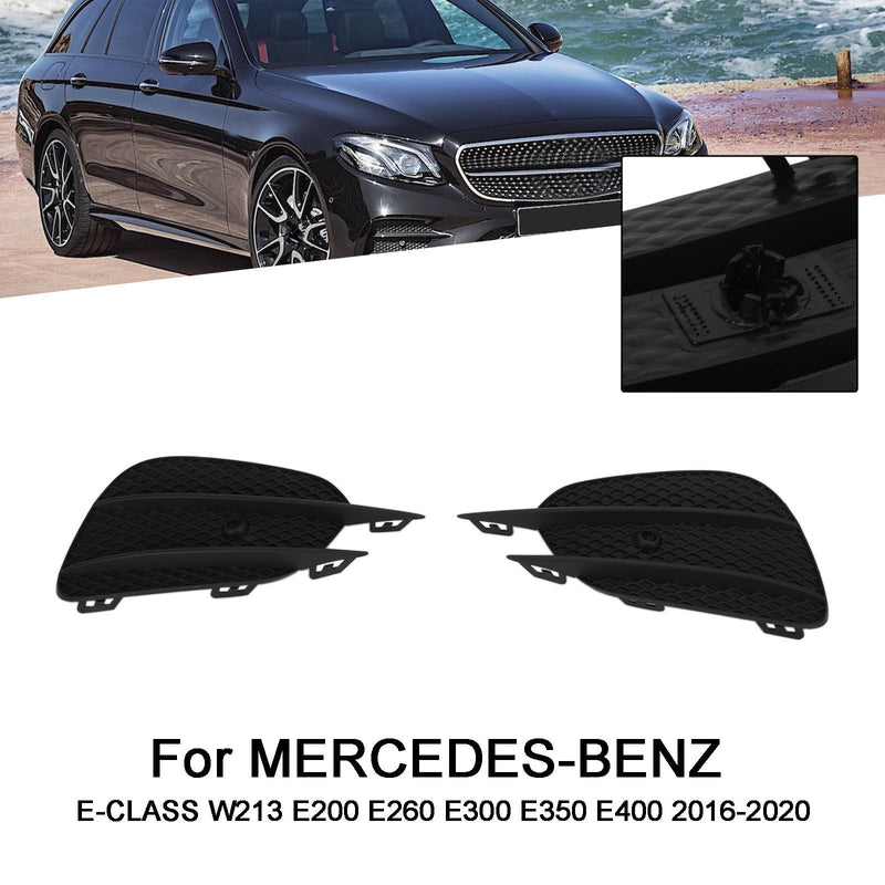 MERCEDES E-klass W213 2 stycken stötfångargrill dimljus grill grill trimskydd