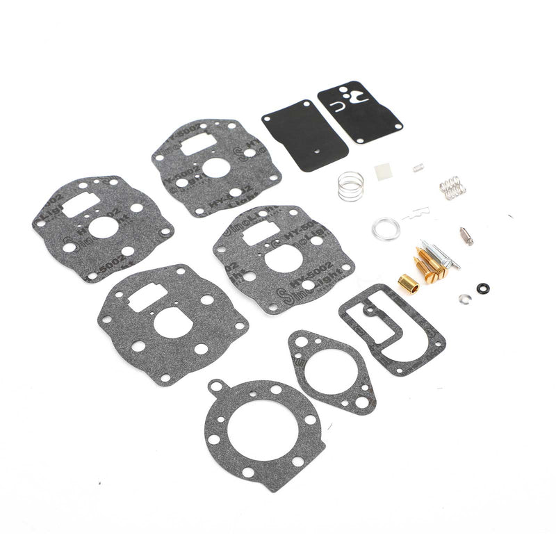 Kit de reconstrução de carburador compatível com Briggs &amp; Stratton 402435 402437 402445 Genérico