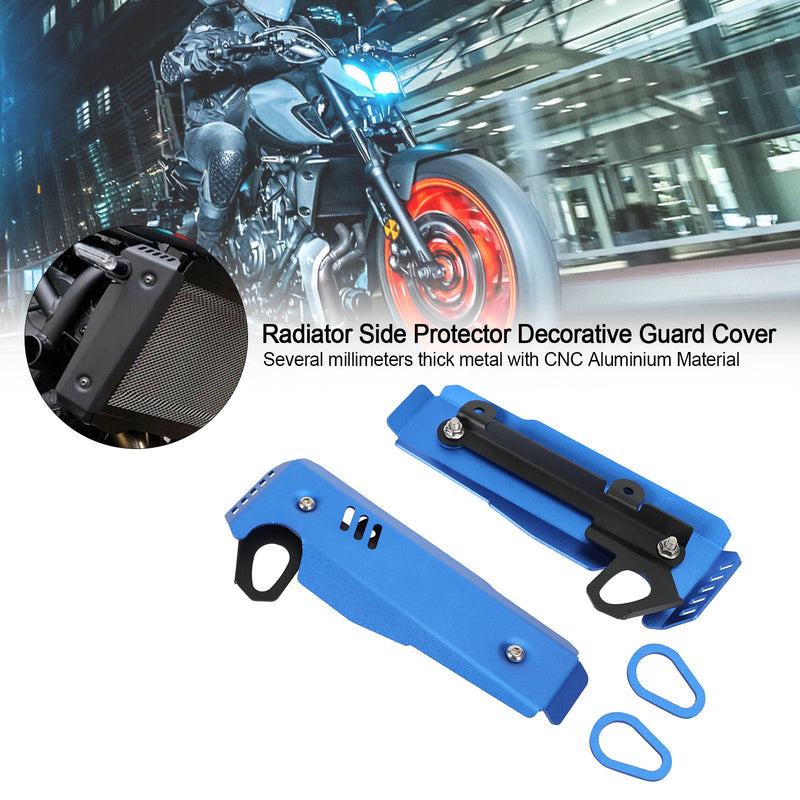 Funda protectora de protección lateral del radiador para Yamaha MT-07 FZ-07 2021-2022 Genérico