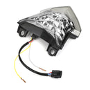 Piloto trasero intermitente LED para Kawasaki Z650 Ninja 650 Z900 17-24 Plata Genérico