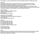 Koblingssæt stål & friktionsplader til Honda NC700X/S NC750X/S CTX700N 2012-2018 Generisk