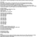 Spojková sada ocel a třecí kotouče pro Honda CRF230 L/M 08-10 FTR223 SL230 XL230 Generic