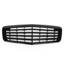 Støtfangergrill foran i blank svart for 2007-2009 Mercedes Benz W211 E350 500