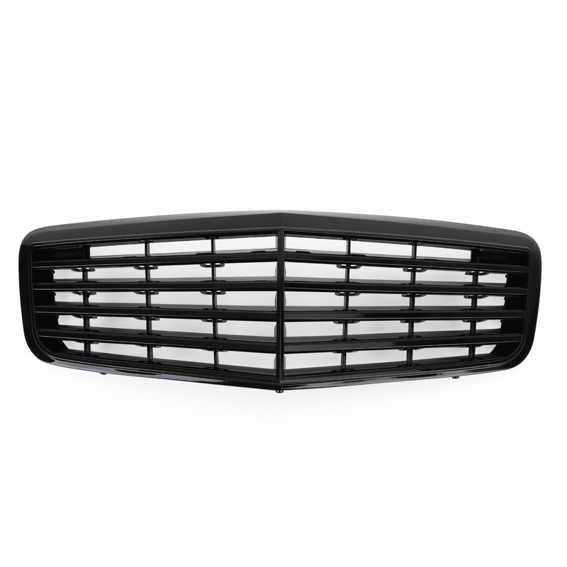 2007–2009 Mercedes Benz W211 E350 500 Frontstoßstange Grill AMG schwarz glänzend