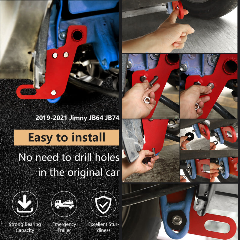 Suzuki Jimny JB64W JB74 2019–2023 Anhängerkupplung vorne links Anhängerkupplung Fedex Express