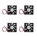4Pcs DC Brushless Cooling PC Ventilador de computador 12V 8015s 80x80x15mm 0,16A Fio de 2 pinos