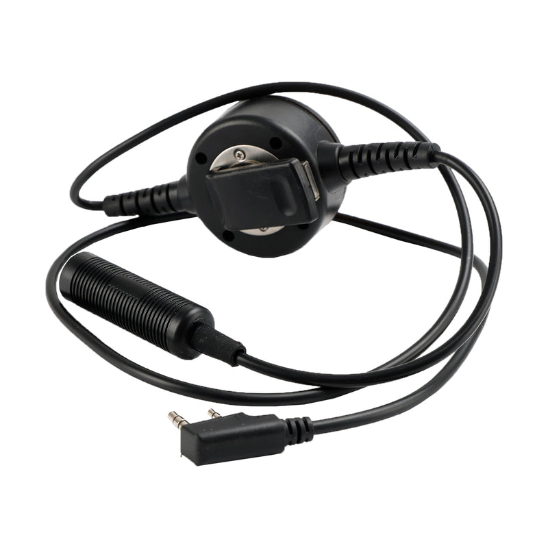 Fone de ouvido ajustável com microfone de garganta Z-Tático para Kenwood TK-208 TK-220 TK-240 TK-248