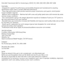 Correia de transmissão externa para Honda Spacy 100 BC JF13 2003-2008 Genérico