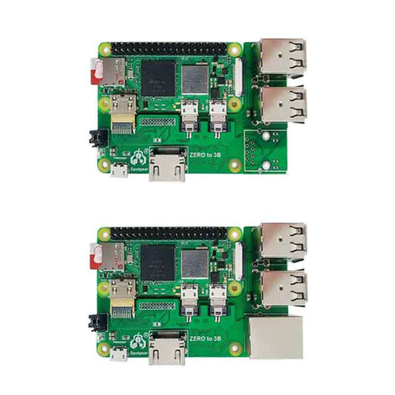 Placa de expansão Zero Pi0 USB HUB RJ45 HAT adequado para Raspberry Pi Zero 2w a 3B