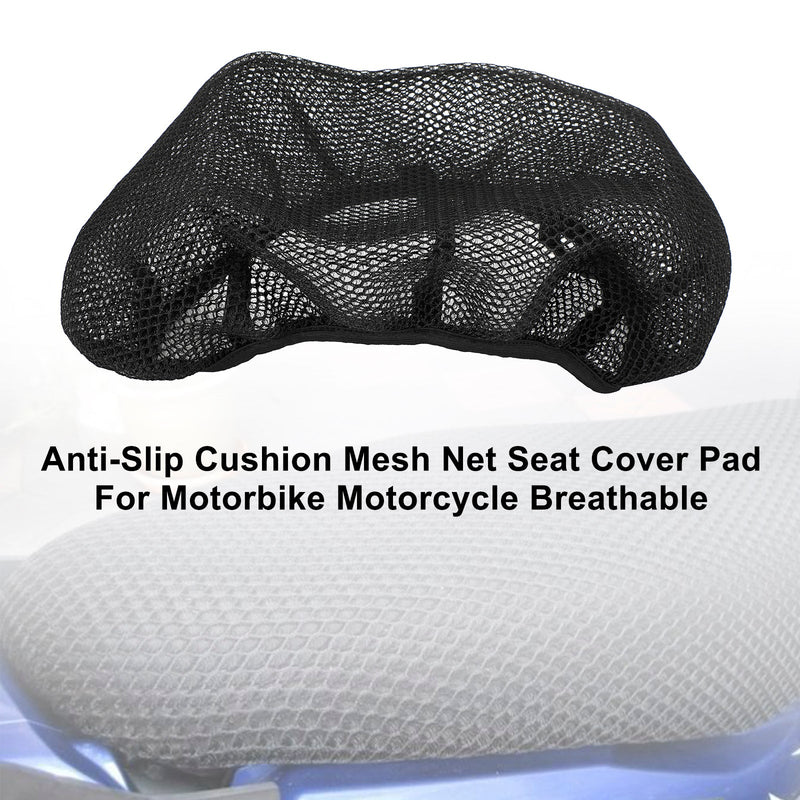 Funda de asiento de malla resistente al calor Universal para motocicleta Scooter moto XXXL