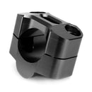 Areyourshop CNC alumínio motocicleta guiador risers 22-28mm montagem de braçadeira universal