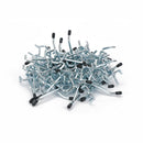 50 stk 2" sikkerhetskroker for kroker med svart spiss