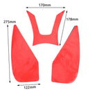 Protetor de tanque lateral de três tanques, adequado para Kawasaki Versysx300 2017-2020, borracha genérica