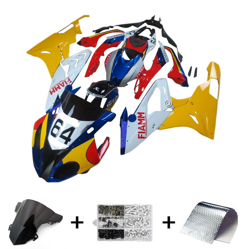 Kit de carenagem Amotopart BMW S1000RR 2015-2016 corpo plástico ABS