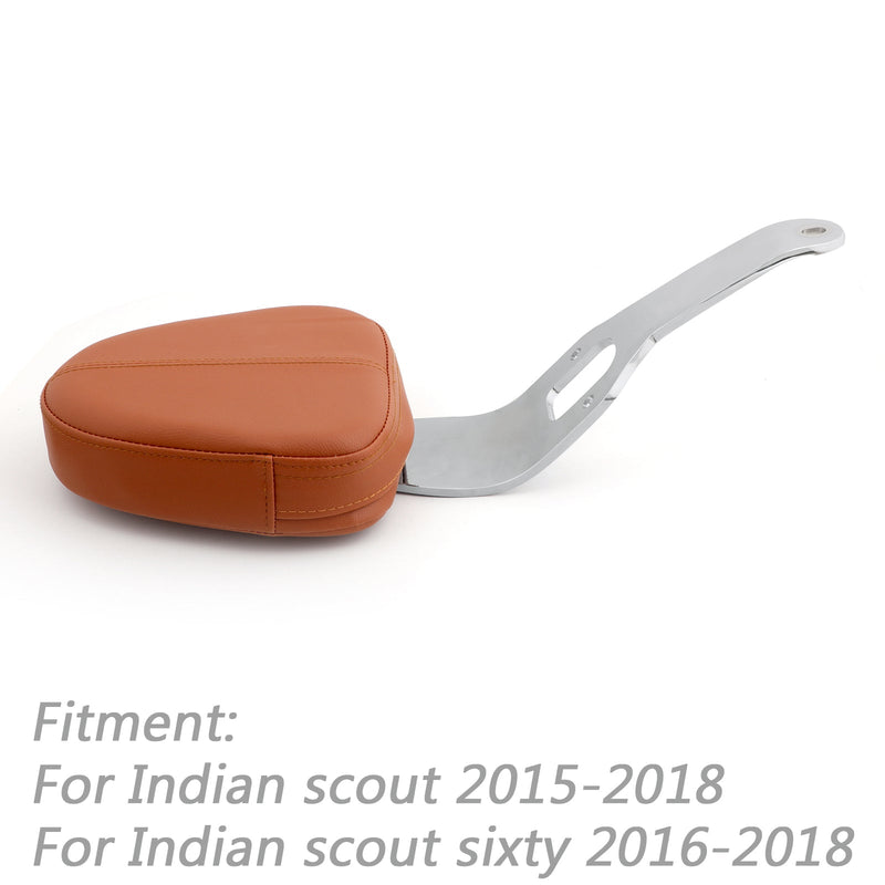 Kuljettajan selkänoja Indian Scout 2015-2018 Scout Sixty 2016-2018 Black Genericille