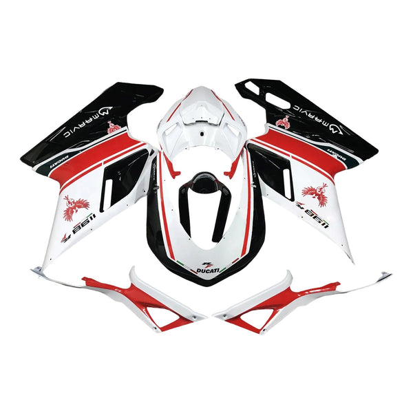 Conjunto de carenagem Amotopart para Ducati 1098 1198 848 2007-2011 Carroceria ABS