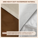 600D Sofabezüge, wasserdichter Terrassenmöbelbezug für Outdoor-Couchbezug