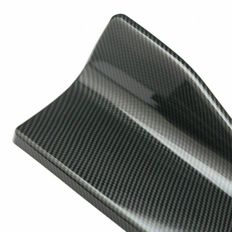 2 Stück 35 cm Rock Spoiler Hecklippenverlängerung Rocker Splitter Winglet Wings Carbon Look Generic