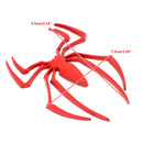 Billogo Bilklistermærke Metal Badge Emblem Spider Shape 3D Bil Sticker Decal DIY