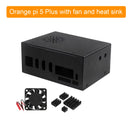 Caja de refrigeración metálica Orange pi 5 Plus con ventilador y antena WiFi externa