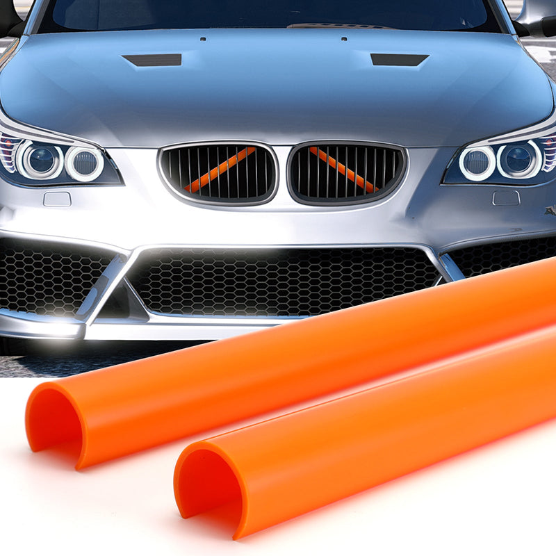 #E Farbunterstützung Grill Bar V Brace Wrap für BMW E60 Blue