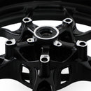 Llantas delanteras y traseras para Yamaha YZF R3 YZF-R3 RH07 RH12 2015 - 2022 Negro Genérico