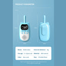 2-pack barn walkie talkies 22-kanals 2-vägs radio 3 km räckvidd Handhållen Original