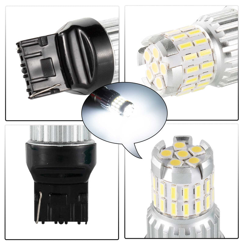 2x 1200LM Żarówka LED Canbus Lampa LED do jazdy dziennej LED w kolorze białym