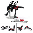 Apoio para os pés ajustável CNC sistema de apoio para os pés adequado para 2016-2019 Kawasaki Z125 Generic