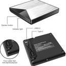 Gravador de CD Blu-ray BD externo USB ultrafino gravador de CD DVD-RW