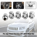 Paket med 5 hjulmuttrar lämplig för Ram 1500 lämplig för Jeep Grand Cherokee Wrangler 2012-2018 14 x 1,5