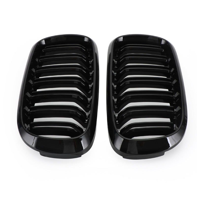 Blank svart dobbel nyre foran Passer til BMW X5M F85 X6M F86 X5 F15 X6 F16 13-18 Generisk