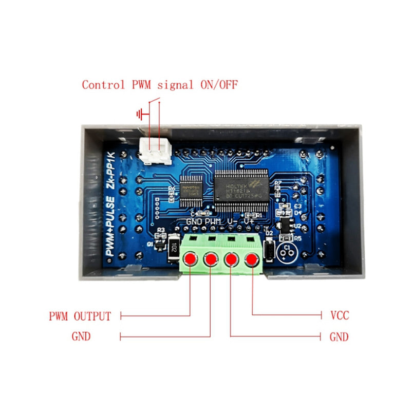 Ciclo de trabajo de frecuencia de pulso ajustable de onda cuadrada del módulo generador de señal PWM