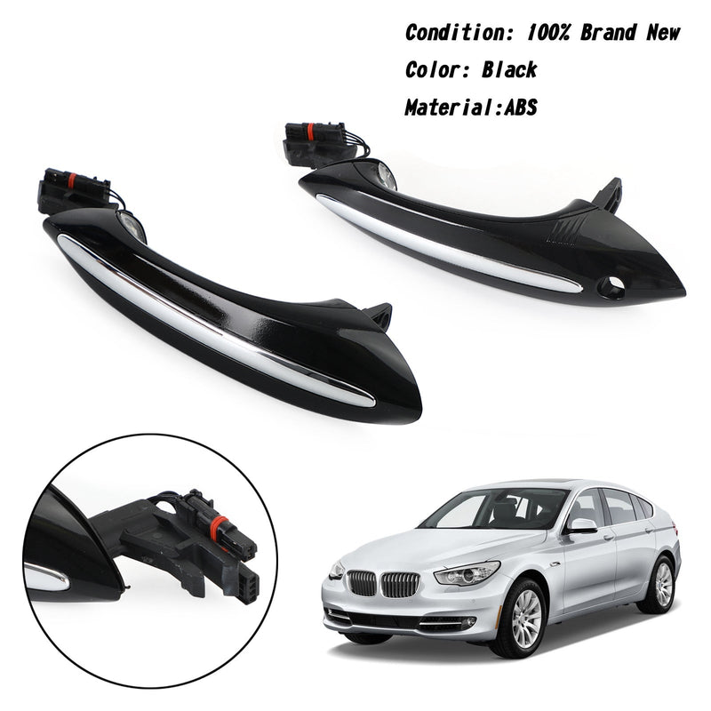 Schwarzer Türgriff außen links + rechts 51217231931/51217231934 für BMW F10 F01 generisch