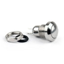 4 stk 8mm Mini 1NO 2Pin metal trykknap kontakt 3A/250V til bil/båd